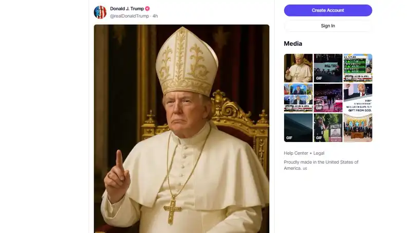 Trump, Papalıkla İlişkisini Güçlendiriyor: Kendi Fotoğrafını Paylaştı