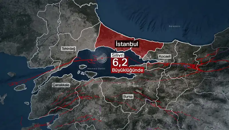 İstanbul'da 6,2 Büyüklüğünde Deprem: Şehir Beşik Gibi Sallandı!
