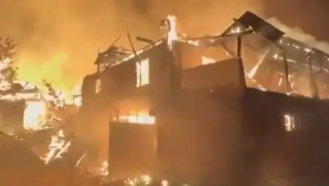 Çankırı'da Korkutan Yangın: Altı Ev ve Bir Ahır Kül Oldu