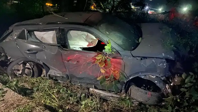 Alkollü Sürücünün Takla Attığı Kaza! Hurda Yığınına Döndü