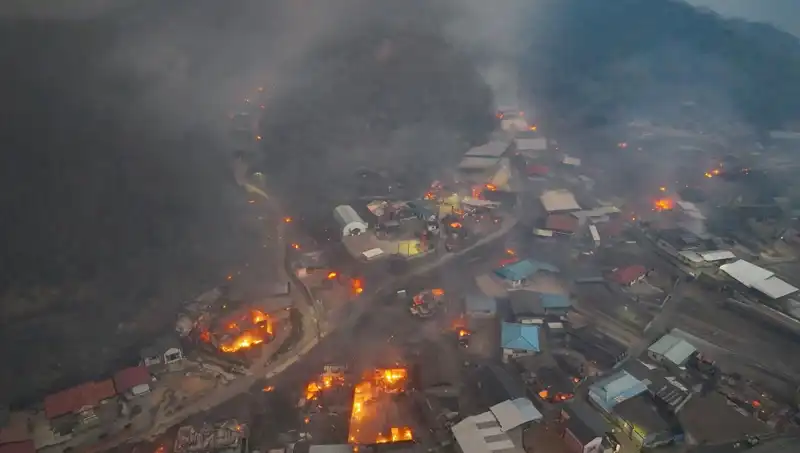 Güney Kore'deki Orman Yangınları Kontrolden Çıkıyor: Can Kaybı Artıyor