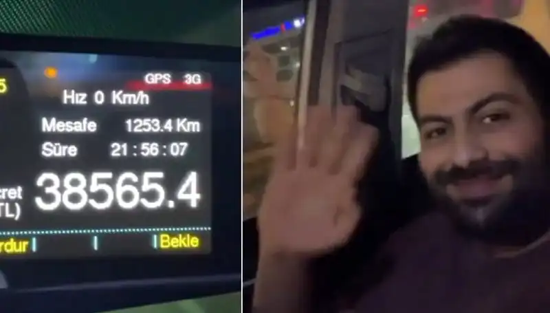 Yılın En İlginç Taksi Yolculuğu: 22 Saat Taksimetre Açık Kaldı!