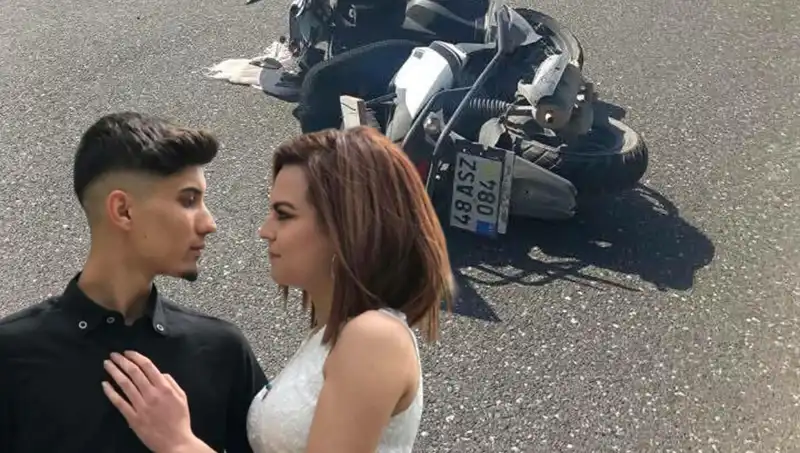 Genç Çift Motosiklet Kazasında Hayatını Kaybetti