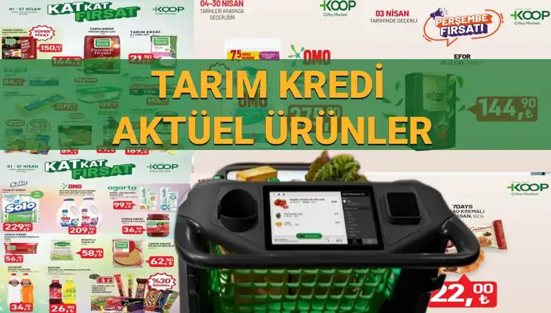Tarım Kredi Marketleri 4-7 Nisan İndirimli Ürünlerde Şaşırtan Fırsatlar