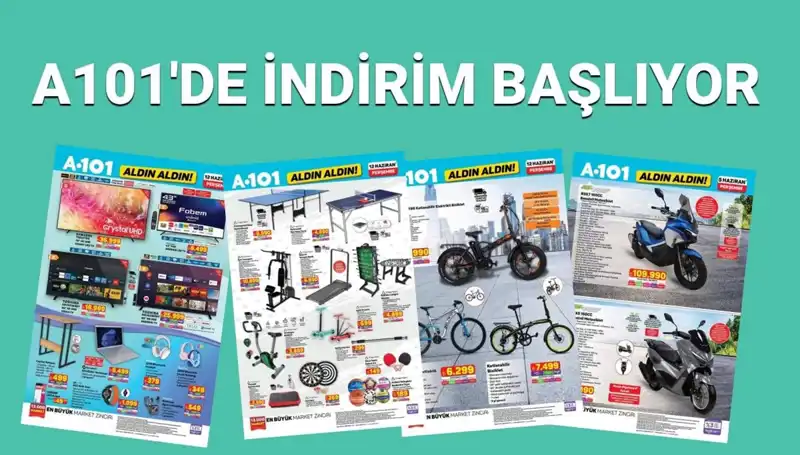 A101 Aktüel Kataloğunda Neler Var? Beyaz Eşya ve Spor Ekipmanları Sizleri Bekliyor!