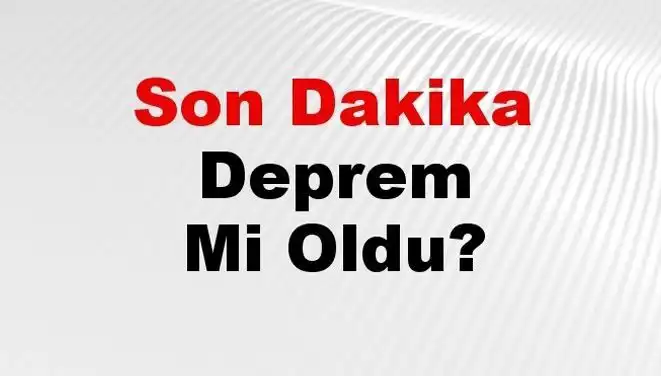 Hatay'da Son Dakika Deprem: Canlı Gelişmeler ve Detaylar