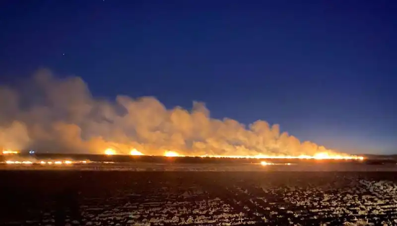 Anız Yangını 60 Dönüm Tarım Arazisini Kül Etti: Sıcak Hava Tehlikesi
