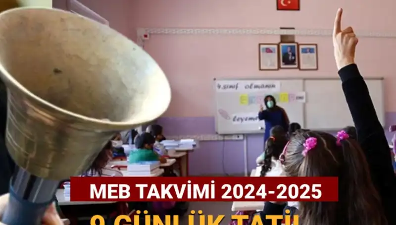 2024-2025 Eğitim Dönemi Ara Tatil Takvimi Belli Oldu!