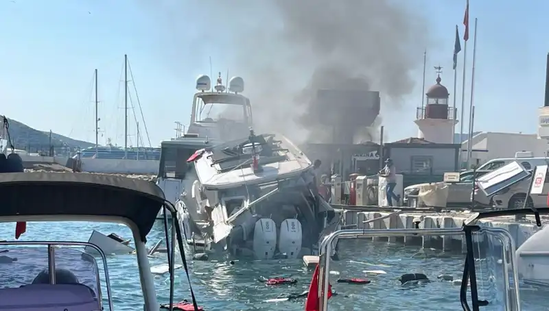 Bodrum'da Tekne Patladı: Yaralılar ve Panik Dolu Anlar